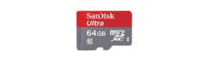 SanDisk Ultra - Carte mémoire flash (adaptateur microSDXC vers SD inclus(e)) - 64 Go - Class 10 - microSDXC UHS-I