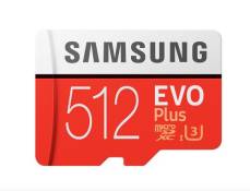 Carte Mémoire MicroSD SAMSUNG EVO Plus 512Go Micro SDXC 512GB 100Mb/s Version 2020