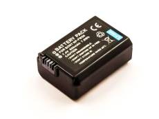 Batterie compatible SON NP-FW50, Li-ion, 7,4V, 950mAh, 7,0Wh, black
