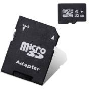 Carte micro SD HC 32 Go avec adaptateur