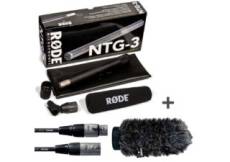 RODE microphone canon NTG-3 + brise vent WS7 + câble XLR 50cm