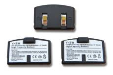 Vhbw Lot de 3 batteries 60mAh (2.4V) compatible avec Sennheiser RI 500, RR 2500, RR 820, RR 820 S, RI 810 Remplace BA-150, BA150, BA-151, BA151