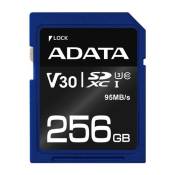 ADATA Premier Pro - Carte mémoire flash - 256 Go - Video Class V30 / UHS-I U3 / Class10 - SDXC UHS-I