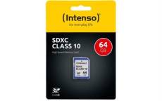 Intenso - Carte mémoire flash - 64 Go - Class 10 - SDXC
