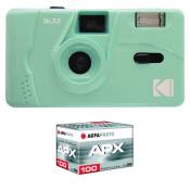 KODAK M35 - Appareil Photo Rechargeable 35mm, Objectif Grand Angle Fixe, Viseur optique , Flash Integre, Pile AAA