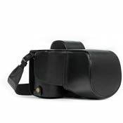 MegaGear cuir Camera Bag pour Sony Alpha a7 II, Caméra A7R II, & A7s II Mirrorless numérique et Objectifs