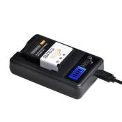NP85 Batterie pour Fujifilm BC-85 BC-85A FinePix S1 SL240 SL260 SL280 SL300 SL305 SL1000 NP170, Chargeur USB pour NP-85