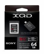 Carte Mémoire Sony XQD 64Go Série G 400MO/s + Adaptateur
