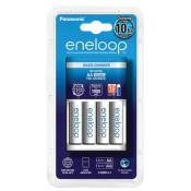 Chargeur Eneloop + 4 piles AA rechargeables Eneloop 2000mAh