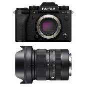 Fujifilm appareil photo hybride x-t5 noir + sigma 18-50