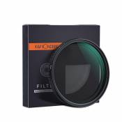 Justgreenbox Fader de filtre ND à densité neutre variable réglable ultra-mince de 72 mm pour objectif d'appareil photo Canon Sony Nik