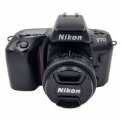Appareil photo reflex Nikon F70 50mm f1.8 D AF Nikkor Noir Reconditionné