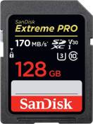 Carte mémoire SDXC SanDisk Extreme PRO UHS-I V30 128 Go Classe 10
