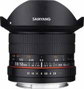 Samyang Objectif Fisheye pour Canon 12 mm F2.8 ED AS NCS Noir