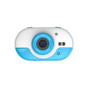 Appareil photo numérique enfants avec caméras doubles avant et arrière Écran IPS HD 2,4 pouces Bleu