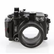 FOTGA 40M 130ft Boîtier étanche Waterproof Underwater Housing Case pour Caméra Canon PowerShot G7X Mark II