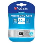 Verbatim 44013 Carte micro SDHC Classe 10 32 Go