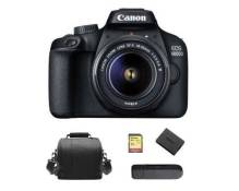 CANON EOS 4000D KIT EF-S 18-55MM F3.5-5.6 III + 32GB SD card + camera Bag + LP-E10 Battery + Memory Card Reader
