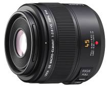 Objectif hybride Panasonic Lumix Leica DG Macro-Elmarit 45mm f/2,8 ASPH MEGA OIS noir