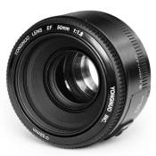 Yongnuo Objectif Standard Grande Ouverture YN50 mm F1.8 Auto Focus pour Canon EF