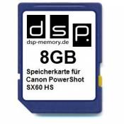 Carte mémoire 8 Go pour Canon PowerShot SX60 HS