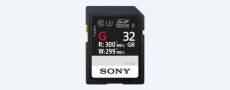 Carté mémoire SD Sony UHS-II PRO 32Go R300 W299