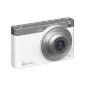 LINFE Appareil photo numérique autofocus HD 4K 750 mAh - Blanc