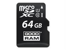 GOODRAM - Carte mémoire flash (adaptateur microSDXC vers SD inclus(e)) - 64 Go - Class 10 - microSDXC UHS-I