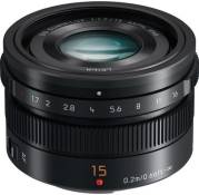 Objectif hybride Panasonic Lumix Leica DG Summilux 15mm f/1,7 ASPH noir