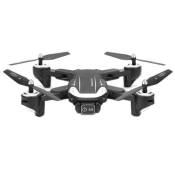 Drone A11 HD Dual-Camera Optical Flow Quadcopter Smart Remote Control Aircraft Light+ESC 4K Noir