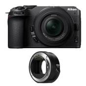 Nikon appareil photo hybride z30 + z 16-50 + adaptateur ftz II