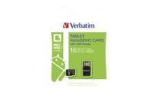 Verbatim Tablet - Carte mémoire flash - 16 Go - Class 10 - microSDHC UHS-I