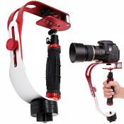 AFUNTA Pro caméra vidéo de poche stabilisateur Steady, Parfait Monopodes pour GoPro, Cannon, Nikon ou tout appareil photo reflex numérique jusqu'à 0,9