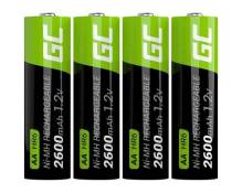 Green Cell HR6 Pile rechargeable LR6 (AA) NiMH 2600 mAh 1.2 V 4 pc(s)