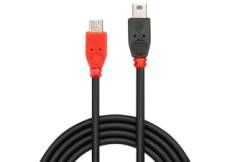 Lindy Câble OTG USB 2.0 Type Micro-B vers Mini-B. 2m