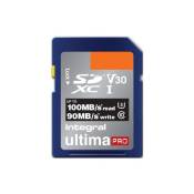 Integral UltimaPro - Carte mémoire flash - 32 Go - Video Class V30 / UHS-I U3 / Class10 - SDHC UHS-I