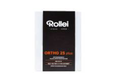Rollei Ortho 25 plus film noir & blanc 4x5 pouces 25 feuilles