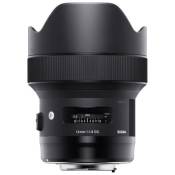 Objectif reflex Sigma 14mm f/1.8 DG HSM Art noir pour Canon EF