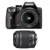 Pentax K-70 - Appareil photo numérique - Reflex - 24.24 MP - APS-C - 1080p / 30 pi/s - 3x zoom optique lentilles DA 18-50 mm DC WR RE et 50-200 mm - W