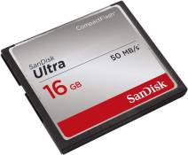 Carte memoire Sandisk Ultra CompactFlash CF 50 mb/s 16 go