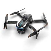 Drone GPS 8K FPV Résistant au vent 3 caméras Évitement d'obstacles 360°avec 2 batteries - Noir
