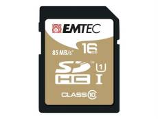 EMTEC Gold+ - Carte mémoire flash - 16 Go - Class 10 - SDHC