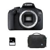 Canon appareil photo reflex eos 2000d nu + sac + sd 4go
