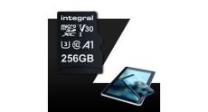 Integral UltimaPro - Carte mémoire flash (adaptateur microSDXC vers SD inclus(e)) - 256 Go - A1 / Video Class V30 / UHS Class 3 / Class10 - microSDXC 