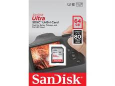 Carte mémoire SDXC SanDisk Ultra 64 Go Gris