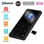 8 Go 100H Bluetooth Hifi MP3 MP4 lecteur Walkman Lossless Recorder Pen Radio FM