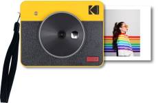 KODAK Square Cam & Print C300Retro Yellow: Imprimez l'Instant en Style Retro avec des Photos 4Pass (3 x 3) depuis Votre Appareil Mobile