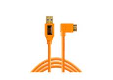 Tether Tools TetherPro USB 3.0 vers USB Micro-B angle droit 4,60m orange