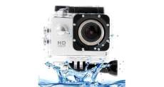 Caméra sport full hd 1080p 1,5 pouces lcd sports caméscope avec étui étanche 12,0 méga capteur cmos 30 m blanc