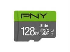 PNY Elite - Carte mémoire flash - 128 Go - UHS-I U1 / Class10 - microSDXC UHS-I